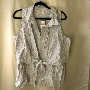 NWT - Motherhood Maternity Stripped Blouse